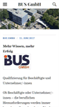 Mobile Screenshot of bus-gmbh.de